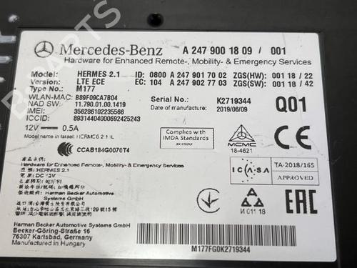 Electronic module MERCEDES-BENZ A-CLASS (W177) AMG A 35 4-matic (177.051) | BP38830671M83 - Image 2