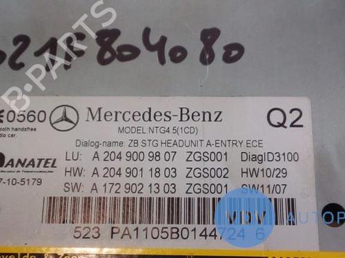 Radio MERCEDES-BENZ C-CLASS (W204) C 200 CDI (204.001) | BP25942835E6 