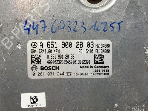 Engine control unit (ECU) MERCEDES-BENZ VITO Van (W447) 114 CDI (447.601, 447.603, 447.605) | BP38851412M57 - Image 4