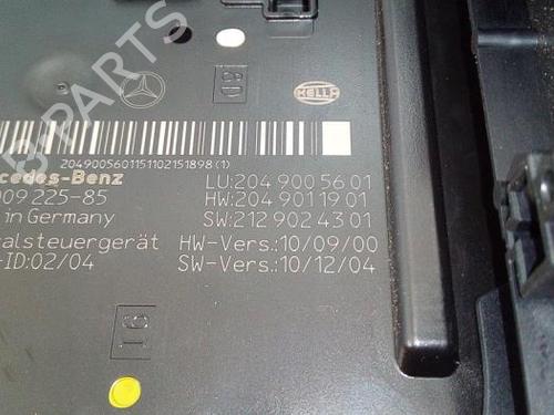 Electronic module MERCEDES-BENZ C-CLASS T-Model (S204) C 220 CDI (204.202) | BP38855532M83 - Image 3