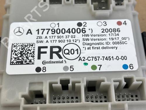 Electronic module MERCEDES-BENZ A-CLASS (W177) A 200 (177.087) | BP38829355M83 - Image 3