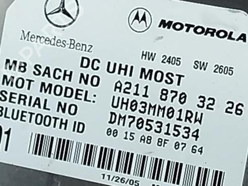 Electronic module MERCEDES-BENZ E-CLASS T-Model (S211) E 220 T CDI (211.206) | BP38817289M83 - Image 2