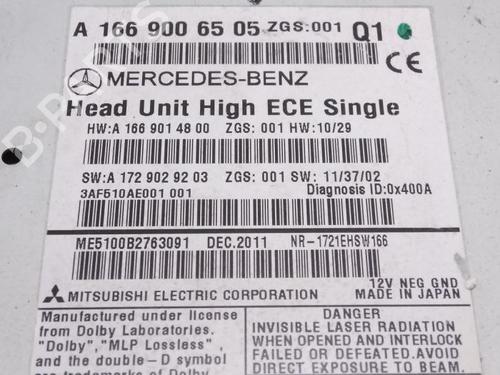 Radio MERCEDES-BENZ M-CLASS (W166) ML 250 CDI / BlueTEC 4-matic (166.004, 166.003) | BP38855903E6 - Image 6