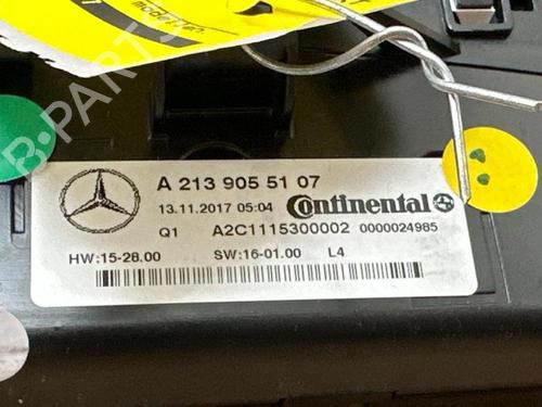 Climate control MERCEDES-BENZ E-CLASS (W213) E 200 d (213.013) | BP38850309I5 - Image 3