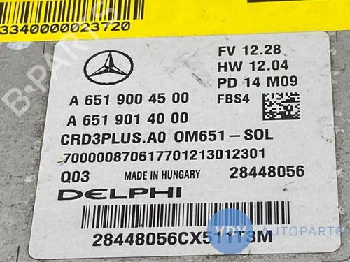 Engine control unit (ECU) MERCEDES-BENZ C-CLASS (W205) C 220 BlueTEC / d (205.003) | BP25945905M57 