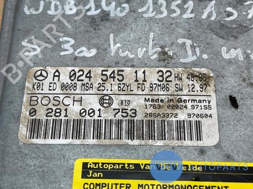 Engine control unit (ECU) MERCEDES-BENZ E-CLASS (W210) E 300 Turbo-D (210.025) | BP25974950M57 