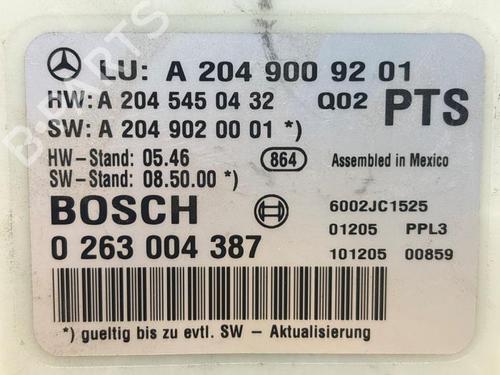 Control unit MERCEDES-BENZ C-CLASS (W204) C 200 CDI (204.001) | BP38842393M11 - Image 4