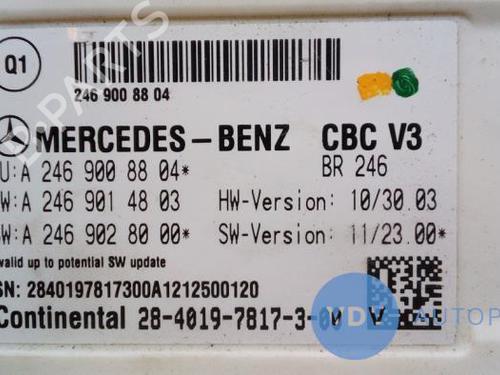 Electronic module MERCEDES-BENZ B-CLASS Sports Tourer (W246, W242) B 200 CDI (246.201) | BP25943784M83 