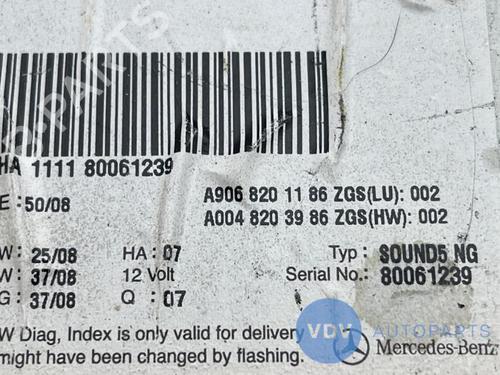 Radio MERCEDES-BENZ VITO Tourer (W447) 114 CDI (447.701, 447.703, 447.705) | BP26596392E6 