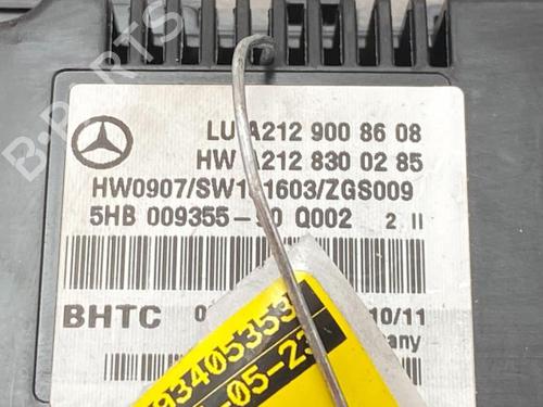 Climate control MERCEDES-BENZ E-CLASS (W212) E 200 CDI / BlueTEC (212.005, 212.006) | BP38850289I5 - Image 3