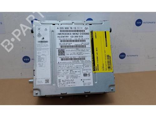 Used Radio Radio MERCEDES-BENZ C-CLASS (W205) C 200 (205.042) (184 hp) 38839752 38839752