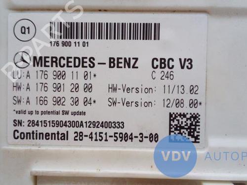 Electronic module MERCEDES-BENZ A-CLASS (W176) A 180 (176.042) | BP25944243M83