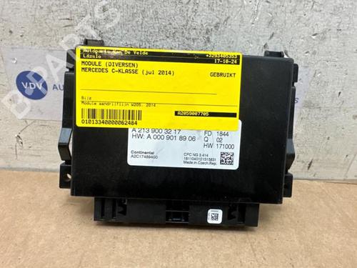 Used Electronic module Electronic module MERCEDES-BENZ C-CLASS (W205) C 220 BlueTEC / d (205.002, 205.004) (170 hp) 38836435 38836435