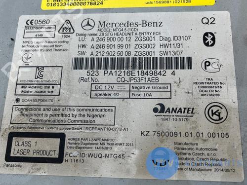 Radio MERCEDES-BENZ GLA-CLASS (X156) GLA 200 CDI / d (156.908) | BP26930883E6 