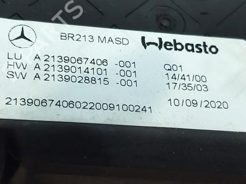 Sunroof engine MERCEDES-BENZ E-CLASS (W213) E 300 de (213.016) | BP38816597M60 - Image 3