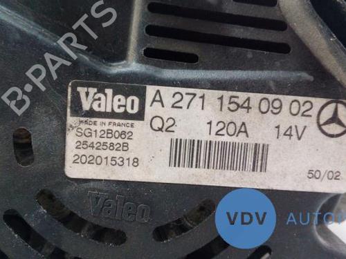 Alternator MERCEDES-BENZ C-CLASS (W203) C 200 CGI Kompressor (203.043) | BP25940999M7 