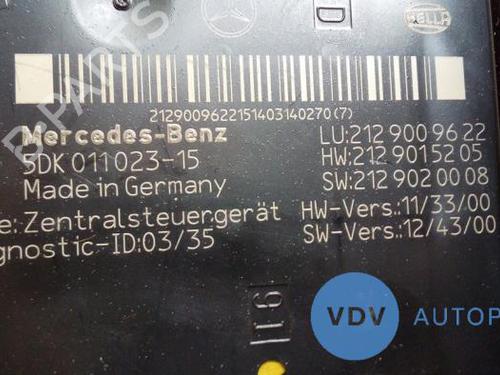 Electronic module MERCEDES-BENZ E-CLASS (W212) E 250 CDI / BlueTEC (212.003, 212.004) | BP25944895M83 