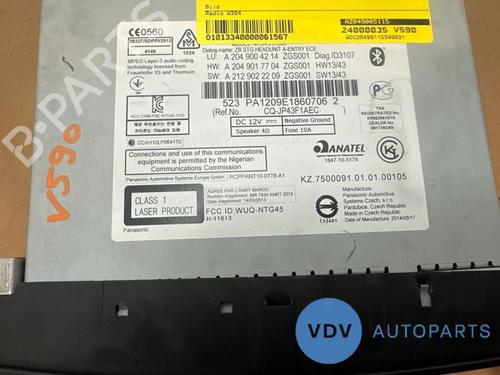 Radio MERCEDES-BENZ GLK-CLASS (X204) 220 CDI 4-matic (204.984, 204.997) | BP25965766E6 