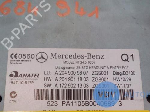 Radio MERCEDES-BENZ C-CLASS (W204) C 200 CDI (204.001) | BP25942837E6 