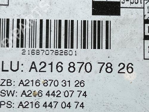 Electronic module MERCEDES-BENZ S-CLASS Coupe (C216) CL 500 (216.371) | BP40202432M83 - Image 3