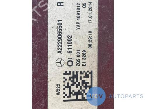 Right taillight MERCEDES-BENZ S-CLASS (W222, V222, X222) S 400 Hybrid / h (222.057, 222.157) | BP29525093C35 