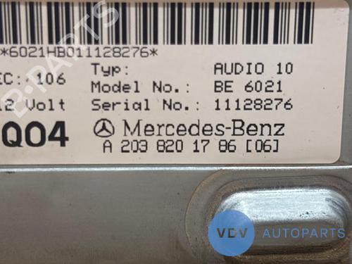 Radio MERCEDES-BENZ C-CLASS (W203) C 200 CDI (203.004) | BP27461048E6 