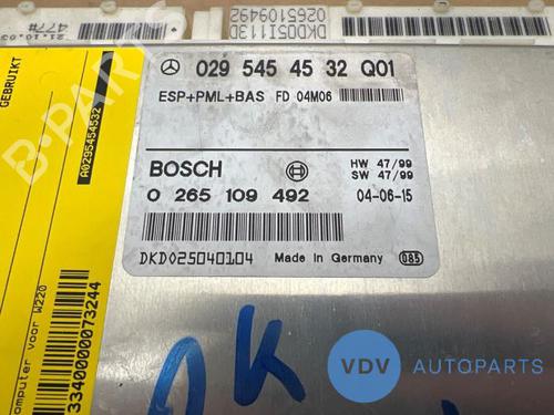 Electronic module MERCEDES-BENZ S-CLASS (W220) S 320 CDI (220.025, 220.125) | BP25972905M83 