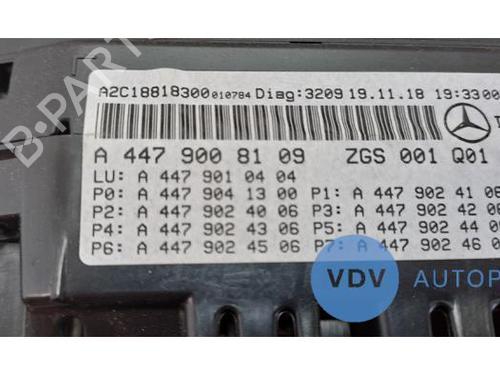 Display monitor MERCEDES-BENZ VITO Van (W447) 116 CDI 4x4 (447.601, 447.603, 447.605) | BP29014166C48 