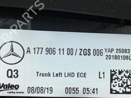 Left taillight MERCEDES-BENZ A-CLASS (W177) A 180 d (177.003) | BP38821144C34 - Image 3