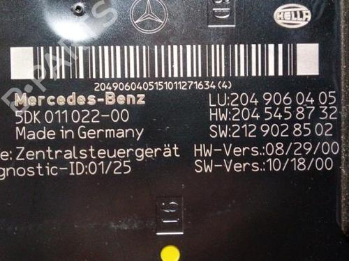 Electronic module MERCEDES-BENZ C-CLASS (W204) C 200 CDI (204.001) | BP38855348M83 - Image 3