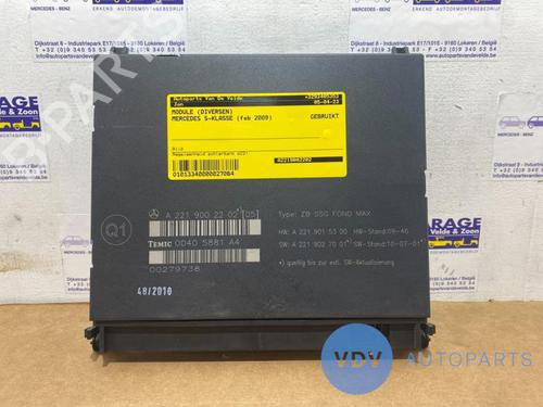 Used Control unit MERCEDES-BENZ S-CLASS (W221, V221) S 320 CDI 4-matic (221.080, 221.180) (211 hp) 25947455