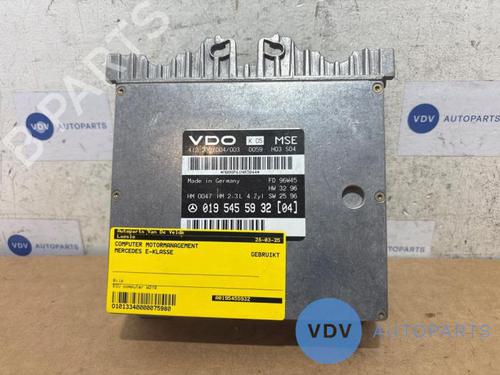 Used Engine control unit (ECU) MERCEDES-BENZ E-CLASS (W210) E 200 Kompressor (210.048) (163 hp) 25974939