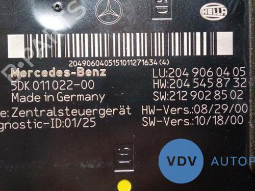 Electronic module MERCEDES-BENZ C-CLASS (W204) C 200 CDI (204.001) | BP25943682M83 