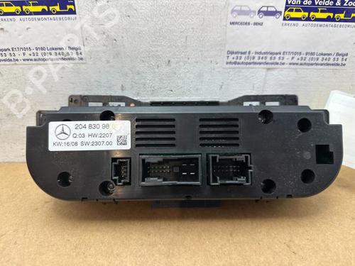Climate control MERCEDES-BENZ C-CLASS (W204) C 200 CDI (204.001) | BP38850265I5 - Image 3