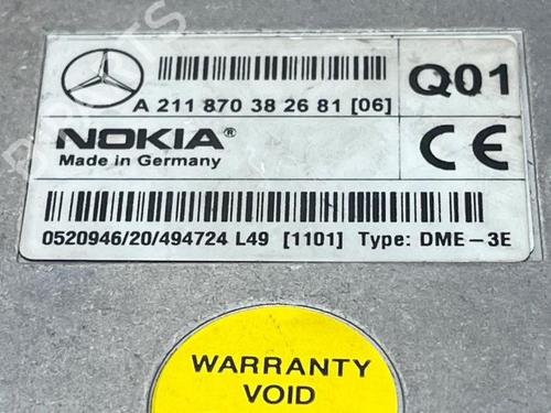 Electronic module MERCEDES-BENZ E-CLASS (W211) E 200 CDI (211.004) | BP38851800M83 - Image 3