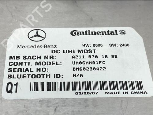 Electronic module MERCEDES-BENZ E-CLASS (W211) E 200 CDI (211.004) | BP38849999M83 - Image 2
