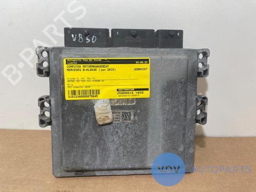 Used Engine control unit (ECU) MERCEDES-BENZ B-CLASS Sports Tourer (W246, W242) B 180 CDI / d (246.212) (109 hp) 26945687