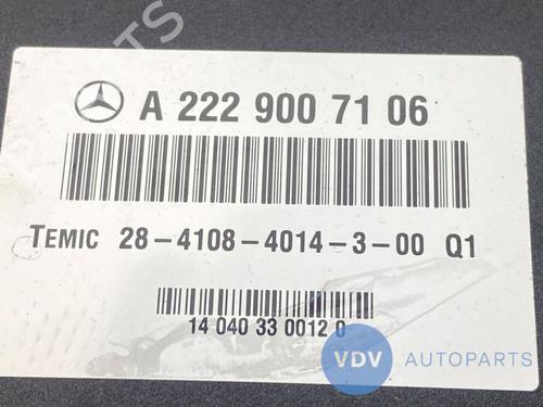 Electronic module MERCEDES-BENZ S-CLASS (W222, V222, X222) S 350 BlueTEC / d (222.132, 222.032, 222.123) | BP25955964M83 