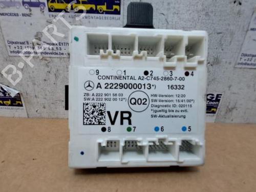 Used Electronic module Electronic module MERCEDES-BENZ S-CLASS (W222, V222, X222) S 63 AMG 4-matic (222.178) (585 hp) 38844263 38844263