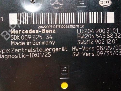 Electronic module MERCEDES-BENZ C-CLASS (W204) C 200 CDI (204.001) | BP38855351M83 - Image 3