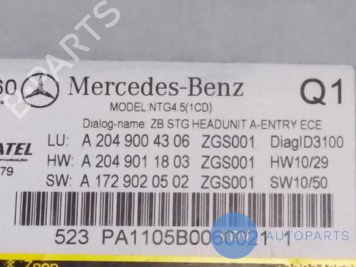 Radio MERCEDES-BENZ C-CLASS (W204) C 200 CDI (204.001) | BP25942835E6 