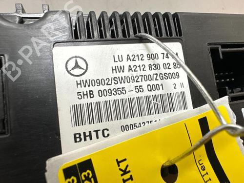 Climate control MERCEDES-BENZ E-CLASS (W212) E 350 BlueTEC 4-matic (212.094) | BP38850101I5 - Image 3