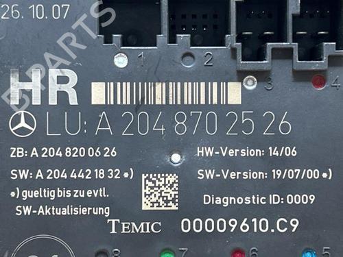 Electronic module MERCEDES-BENZ C-CLASS (W204) C 180 Kompressor (204.046) | BP38820782M83 - Image 3
