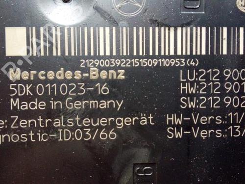 Electronic module MERCEDES-BENZ E-CLASS Coupe (C207) E 220 CDI / d (207.302, 207.301) | BP38855288M83 - Image 3