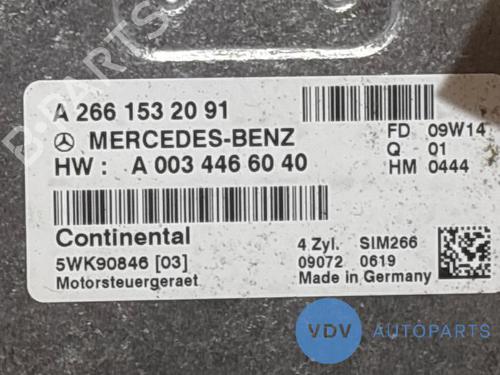 Engine control unit (ECU) MERCEDES-BENZ A-CLASS (W169) A 160 (169.031, 169.331) | BP27395126M57 