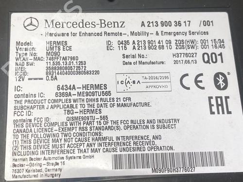 Electronic module MERCEDES-BENZ E-CLASS (W213) E 220 d (213.004) | BP38847291M83 - Image 3