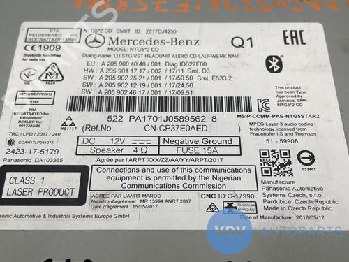 Radio MERCEDES-BENZ C-CLASS T-Model (S205) C 180 BlueTEC / d (205.236) | BP26932644E6 