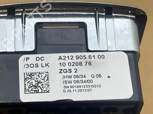 Switch MERCEDES-BENZ E-CLASS (W212) E 200 CDI / BlueTEC (212.005, 212.006) | BP38837419I30 - Image 6