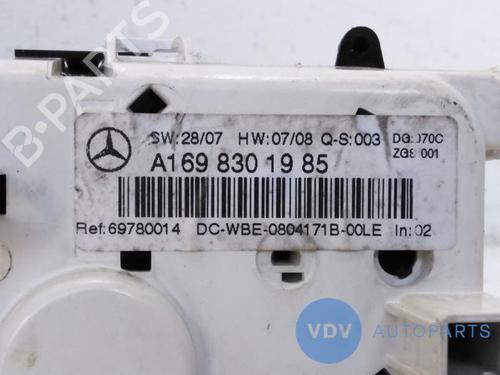 Climate control MERCEDES-BENZ A-CLASS (W169) A 170 (169.032, 169.332) | BP25942565I5 
