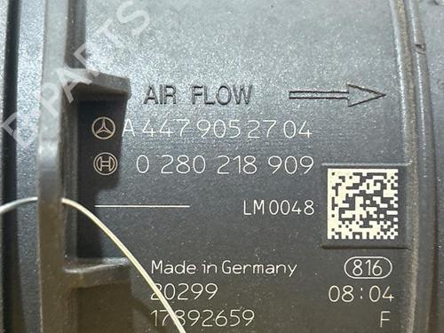 Mass air flow sensor MERCEDES-BENZ VITO Van (W447) 110 CDI (447.601, 447.603, 447.605) | BP40070243M95 - Image 3